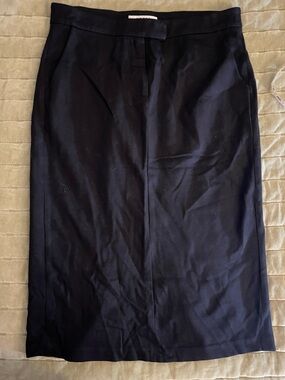 Gbtso Tailored Black Pencil Skirt - Sleek